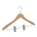 Factory Direct Sale Customized Luxury brand shop Wooded coat hangers set for display